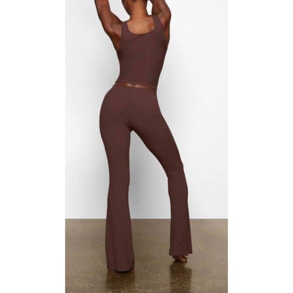 SKIMS Soft Lounge Ruched Pants Cocoa Womens 4X - Picture 3 of 12